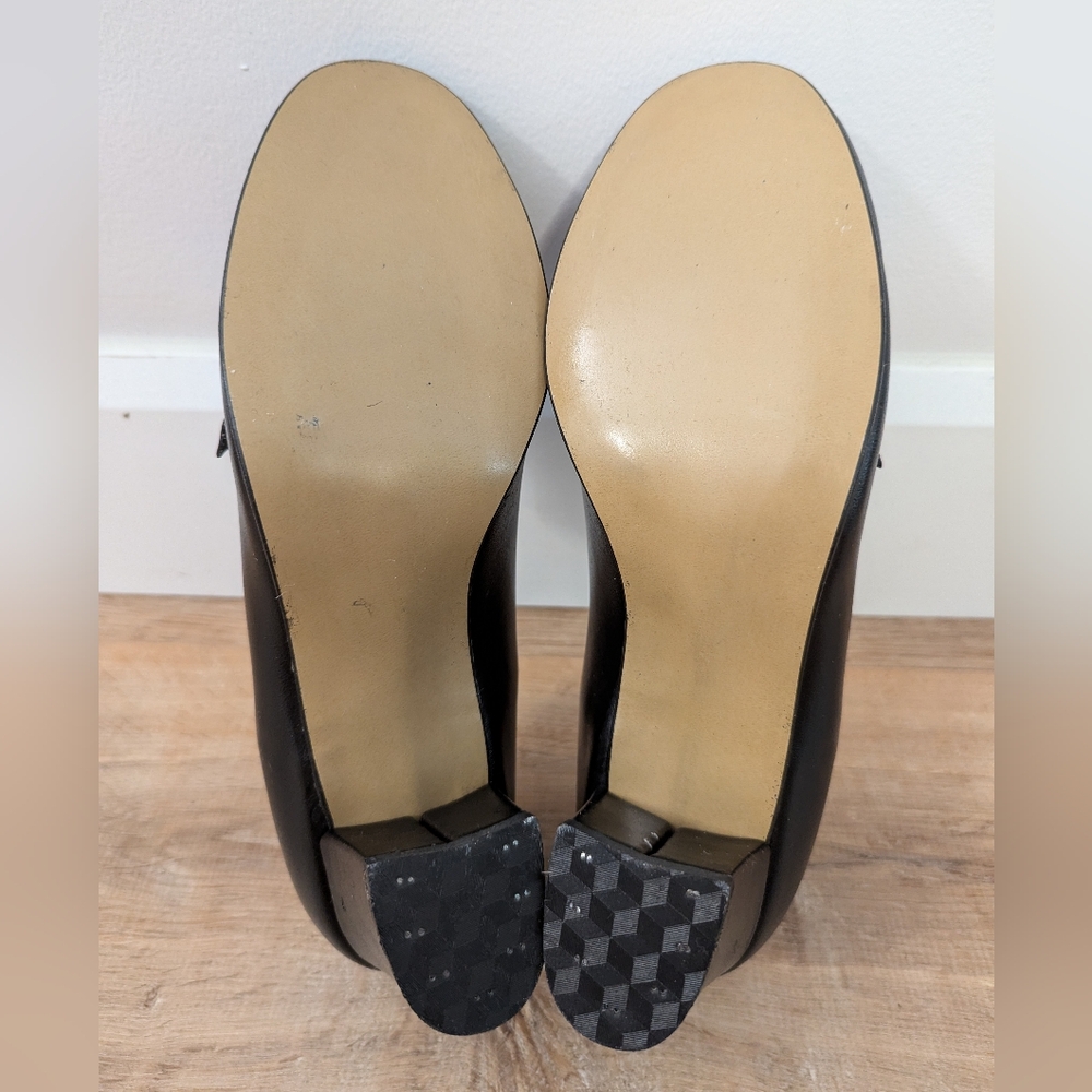 Vintage Oomphies By Kaufman Leather Heels - Picture 11 of 12
